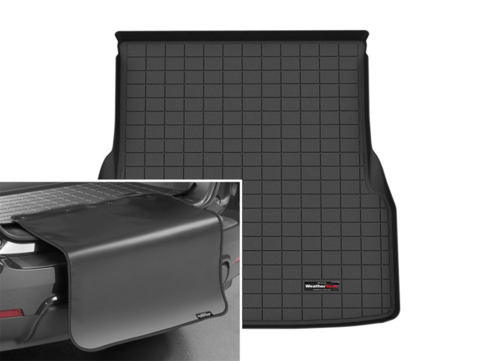 Picture of WeatherTech WT Cargo Liners-Black Floor Mats - 401497SK