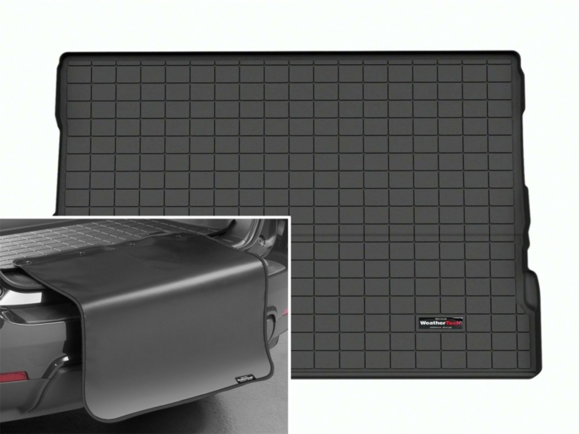 Picture of WeatherTech WT Cargo Liners-Black Floor Mats - 401666SK