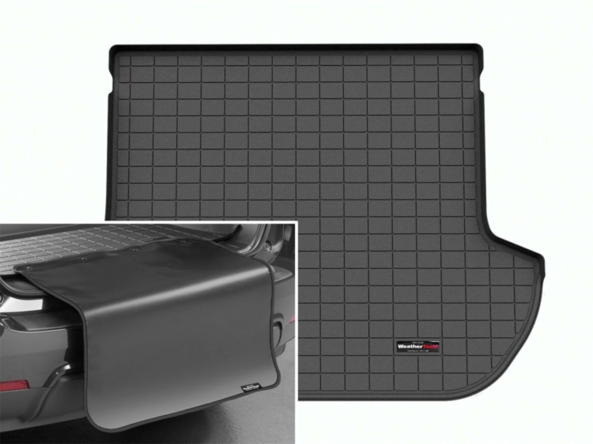 Picture of WeatherTech WT Cargo Liners-Black Floor Mats - 401673SK