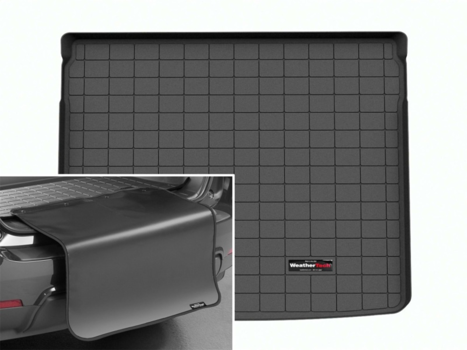 Picture of WeatherTech WT Cargo Liners-Black Floor Mats - 401710SK