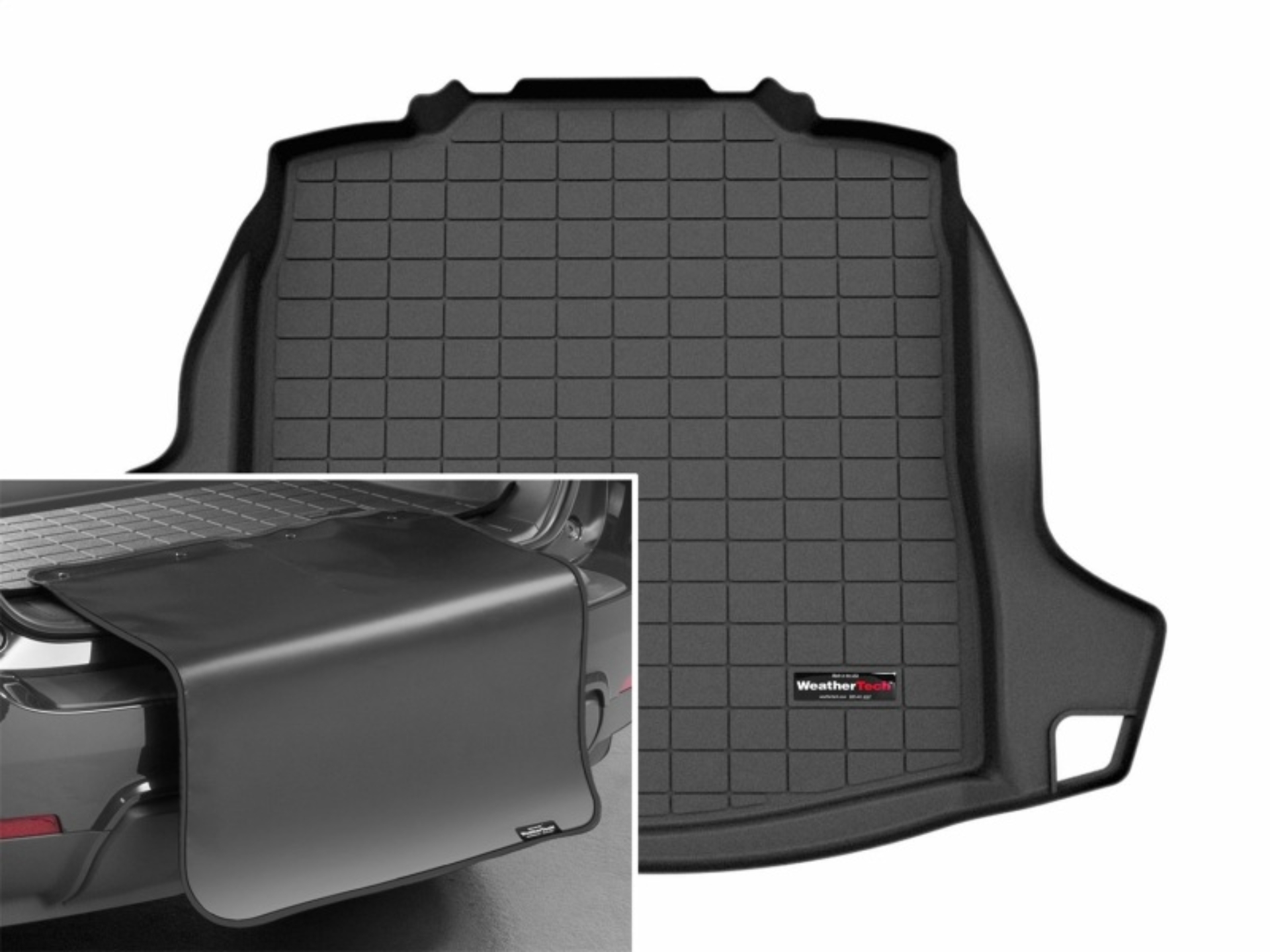 Picture of WeatherTech WT Cargo Liners-Black Floor Mats - 401801SK