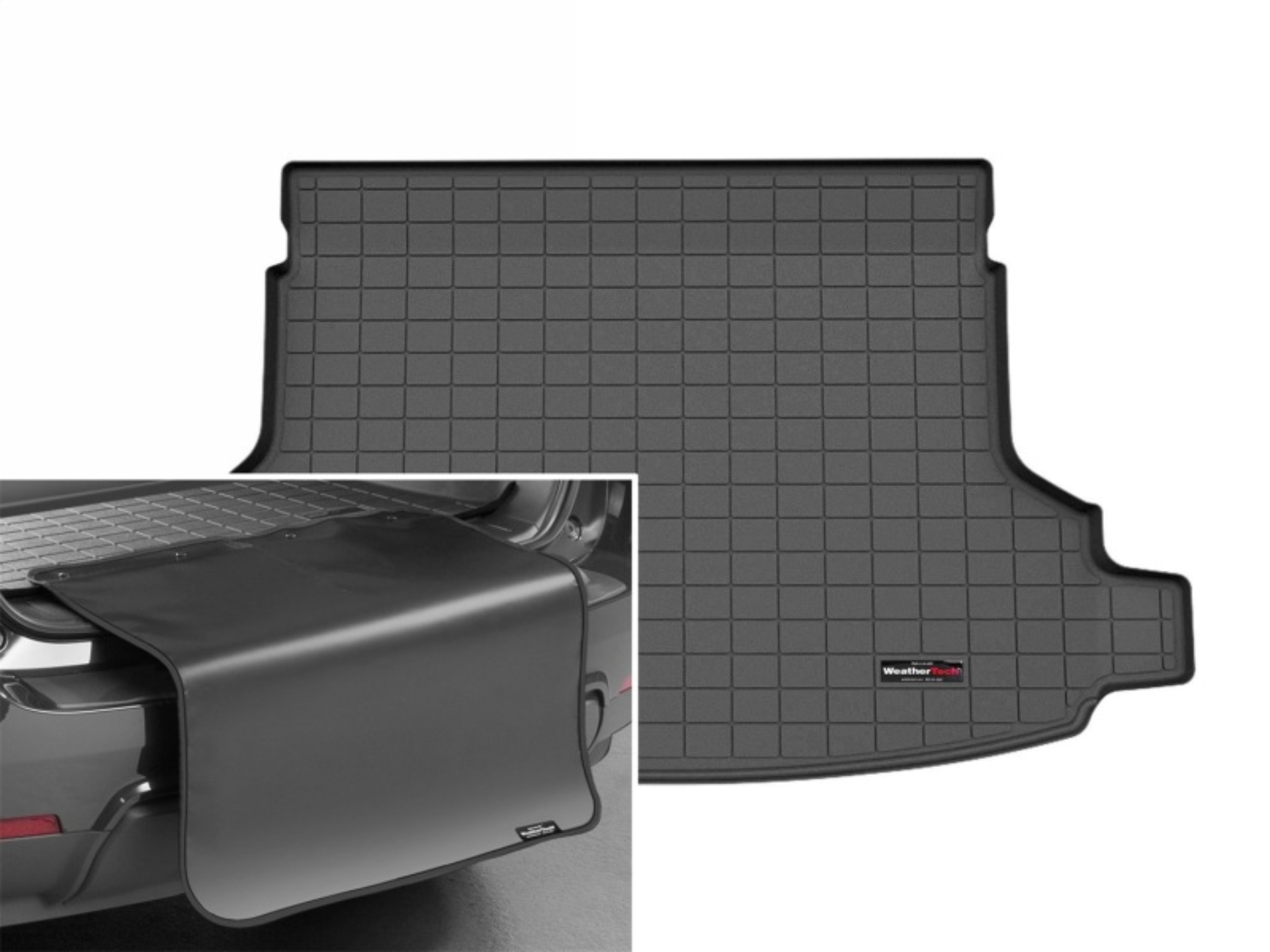 Picture of WeatherTech WT Cargo Liners-Black Floor Mats - 401807SK
