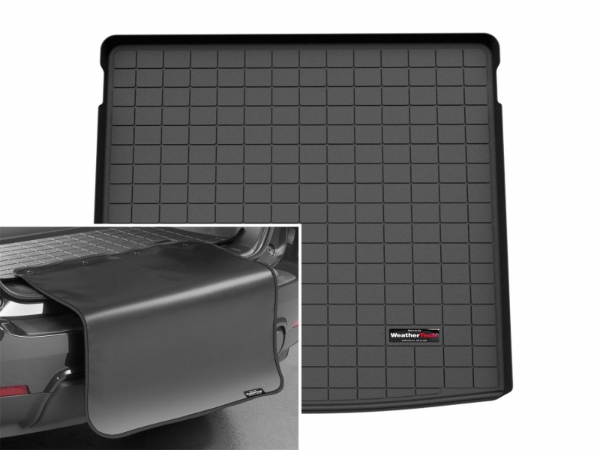 Picture of WeatherTech WT Cargo Liners-Black Floor Mats - 401814SK