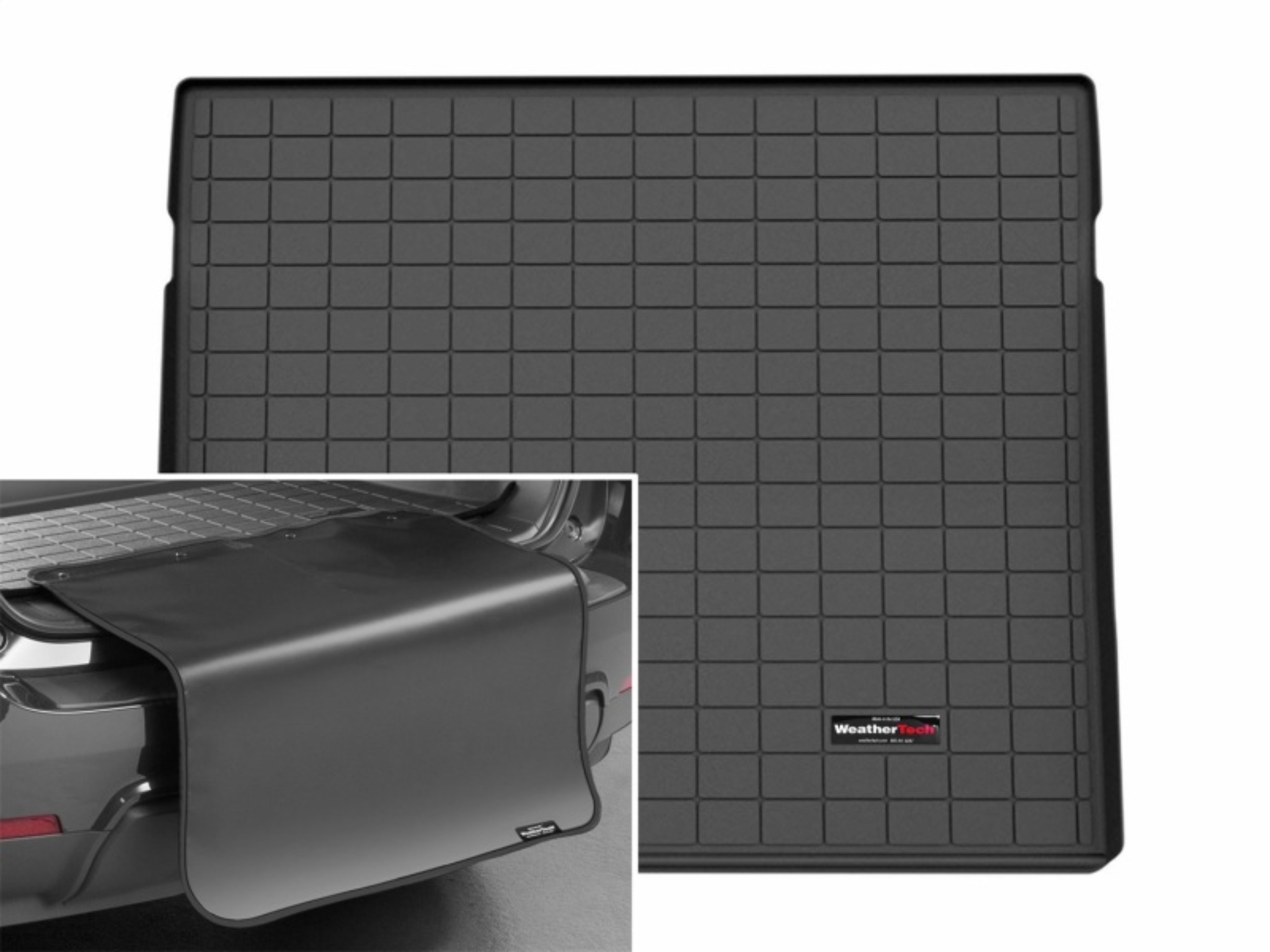 Picture of WeatherTech WT Cargo Liners-Black Floor Mats - 401822SK