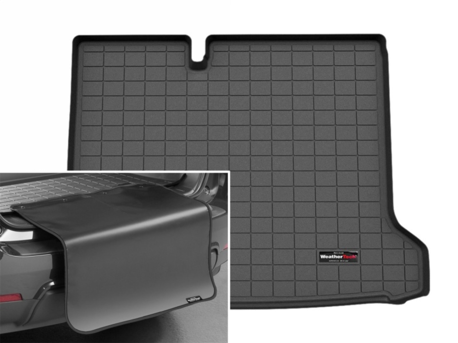 Picture of WeatherTech WT Cargo Liners-Black Floor Mats - 401824SK