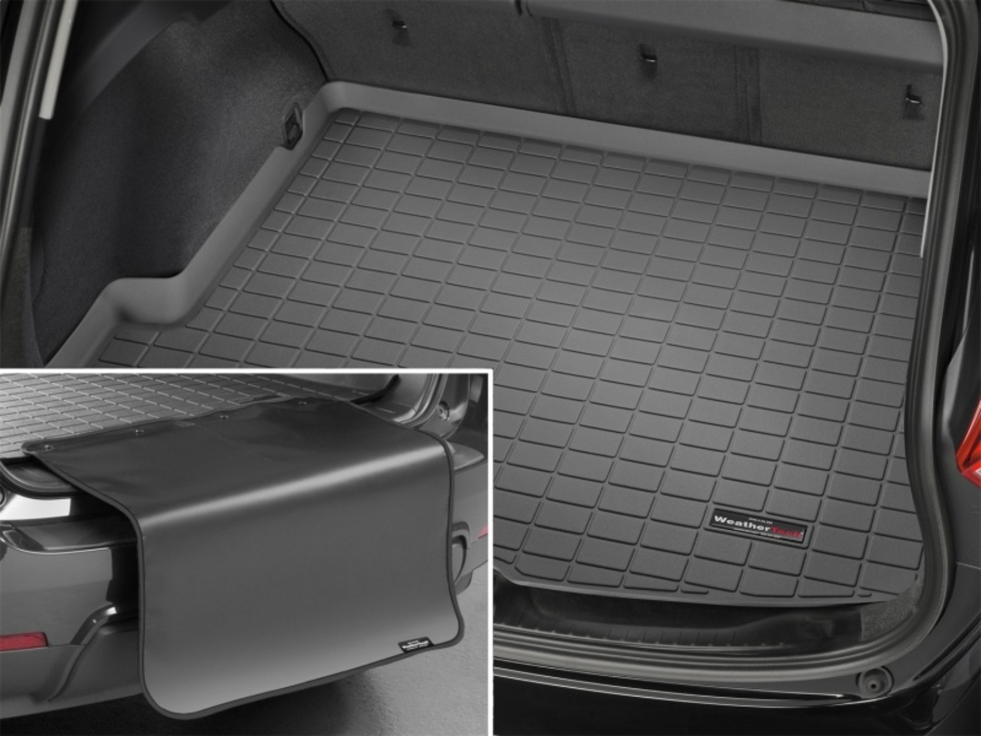 Picture of WeatherTech WT Cargo Liners-Black Floor Mats - 401828SK