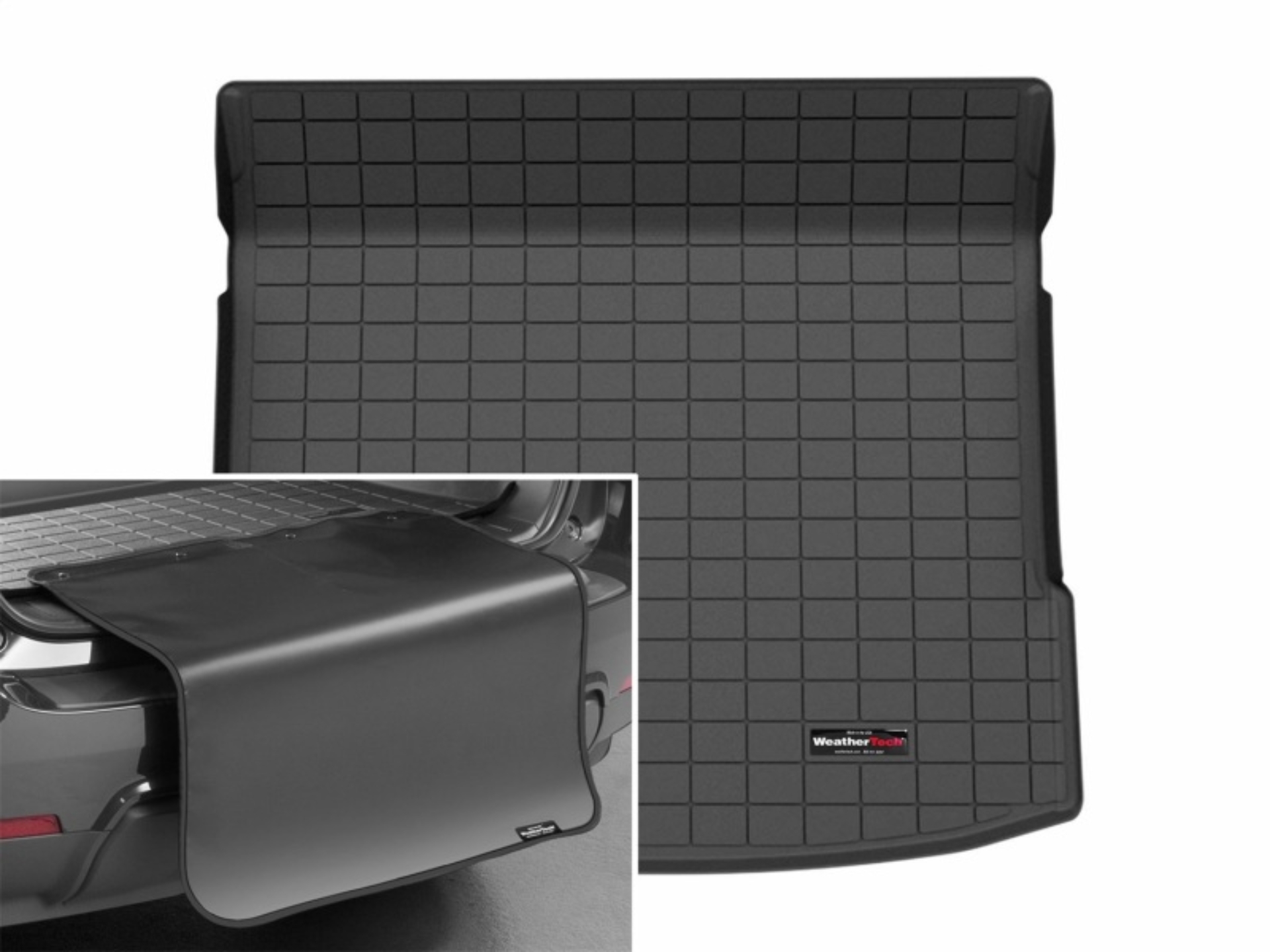 Picture of WeatherTech WT Cargo Liners-Black Floor Mats - 401838SK