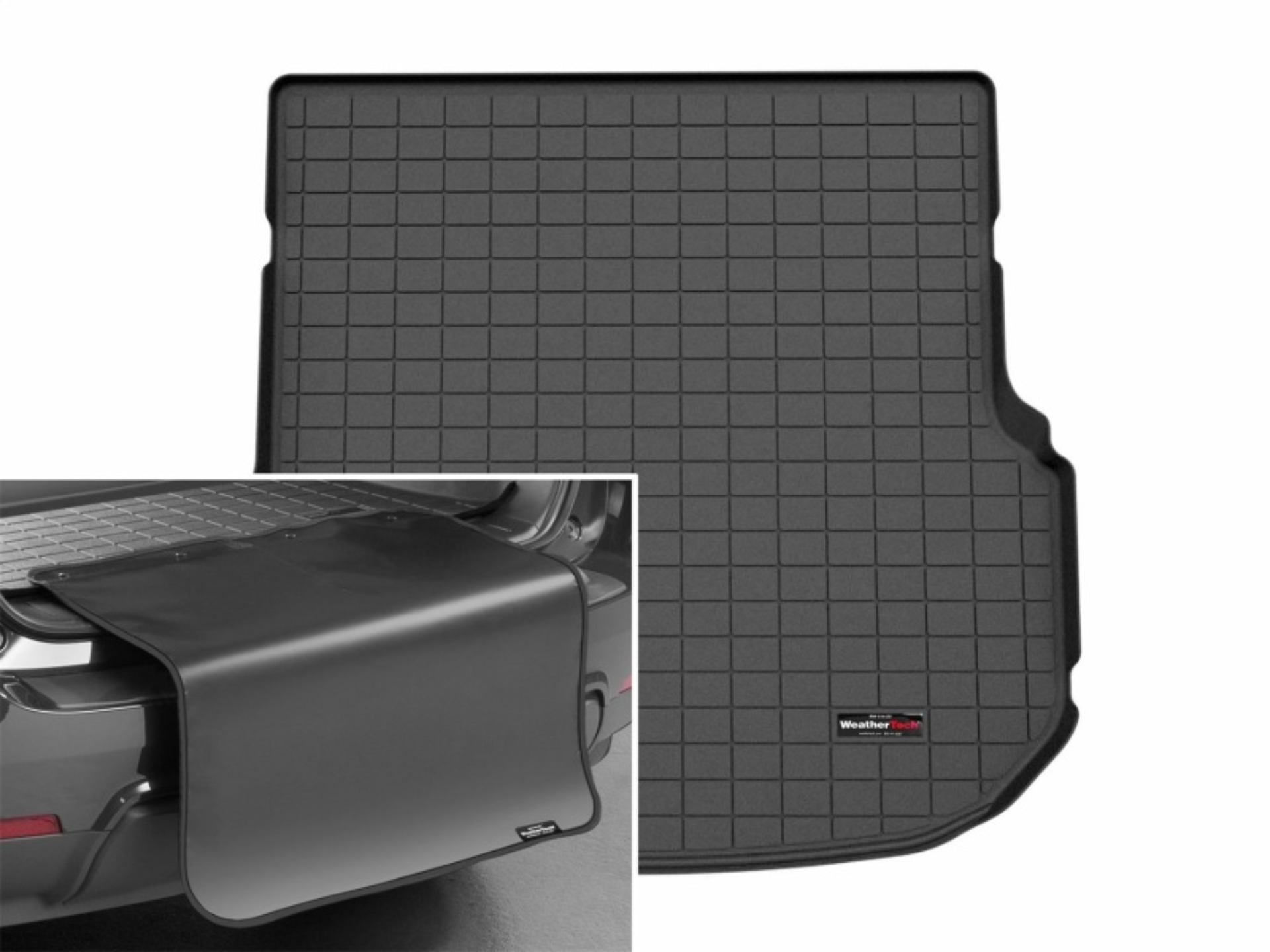 Picture of WeatherTech WT Cargo Liners-Black Floor Mats - 401827SK