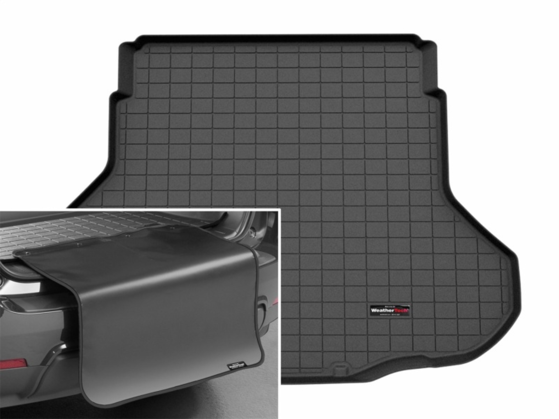 Picture of WeatherTech WT Cargo Liners-Black Floor Mats - 401837SK