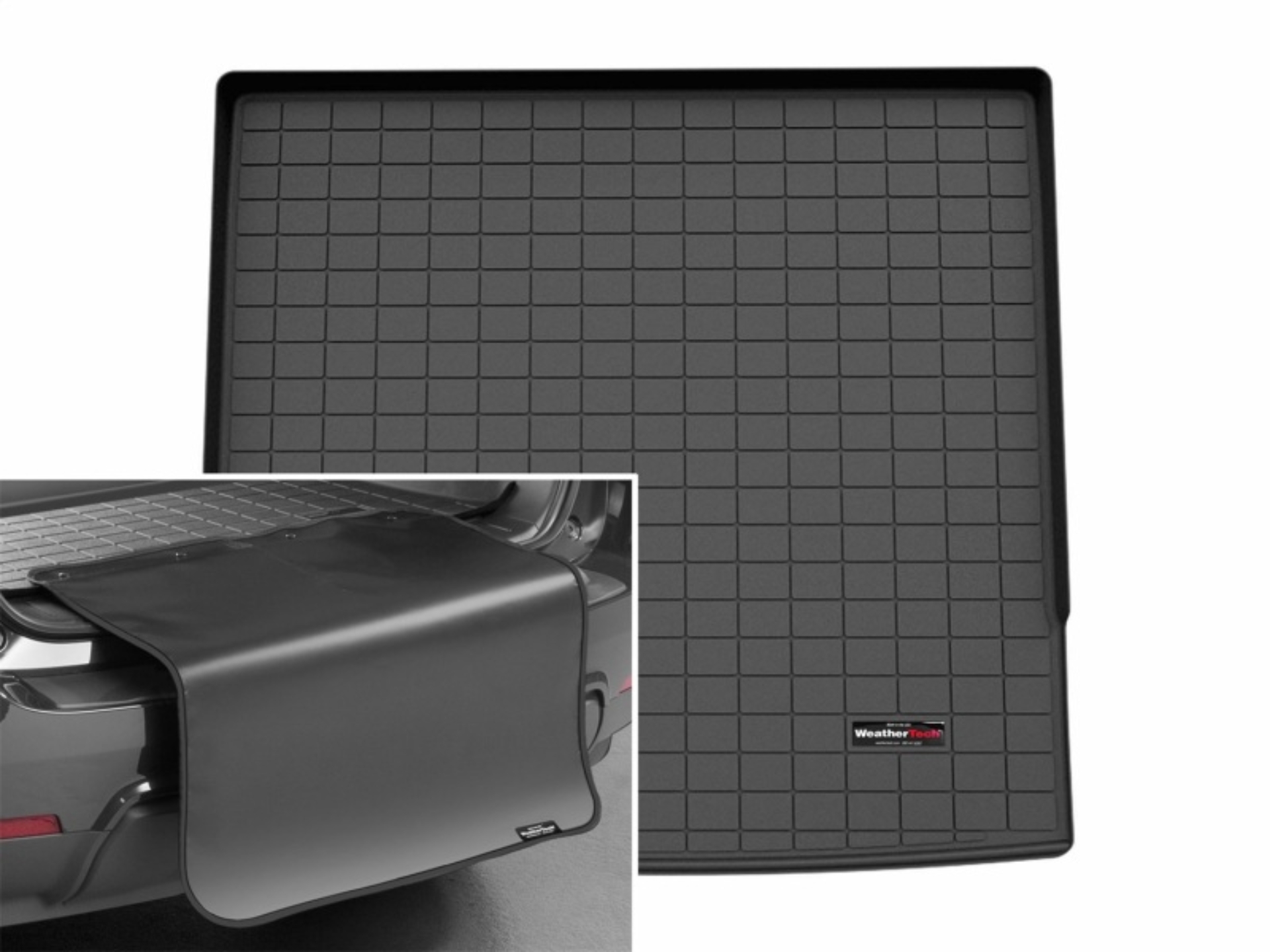 Picture of WeatherTech WT Cargo Liners-Black Floor Mats - 401858SK
