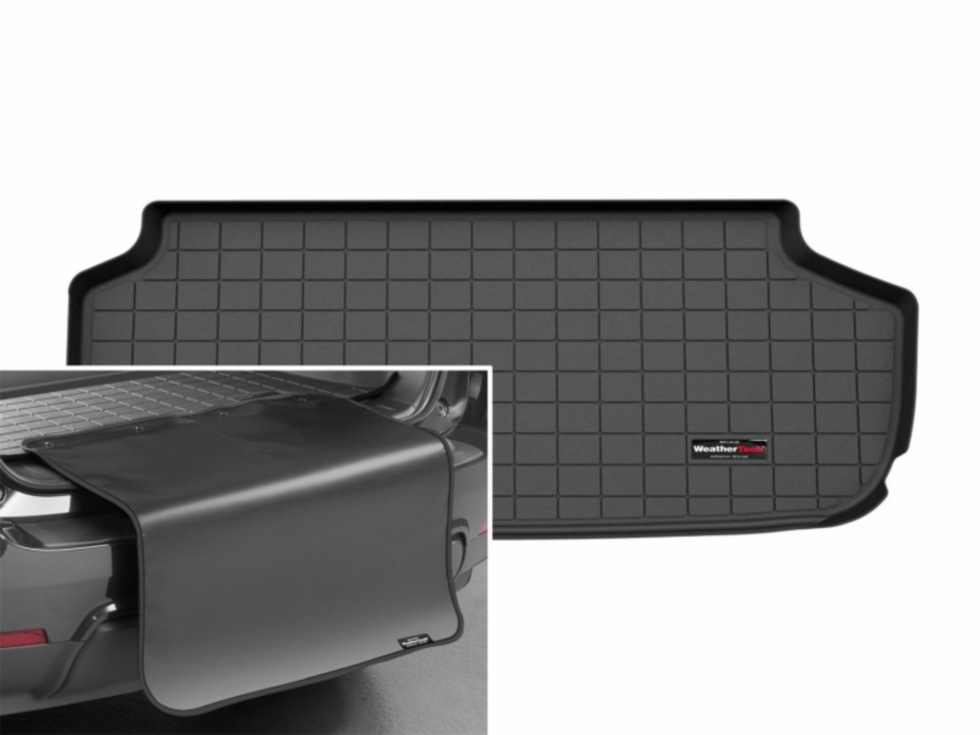 Picture of WeatherTech WT Cargo Liners-Black Floor Mats - 401866SK