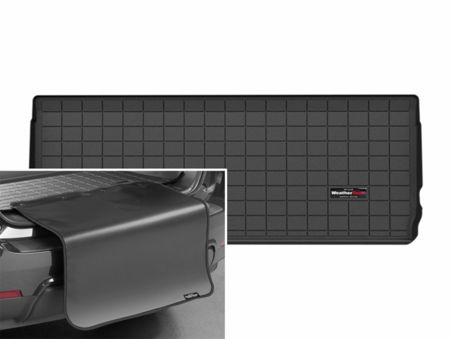 Picture of WeatherTech WT Cargo Liners-Black Floor Mats - 401870SK