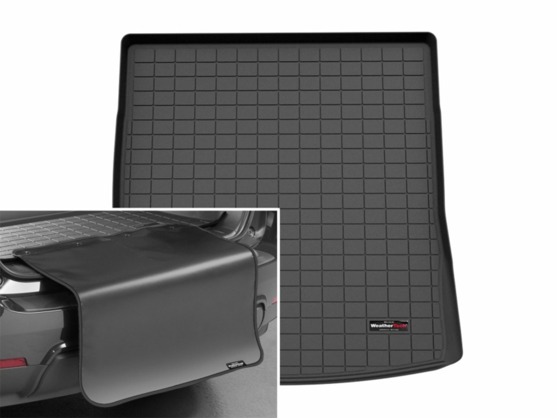 Picture of WeatherTech WT Cargo Liners-Black Floor Mats - 401876SK