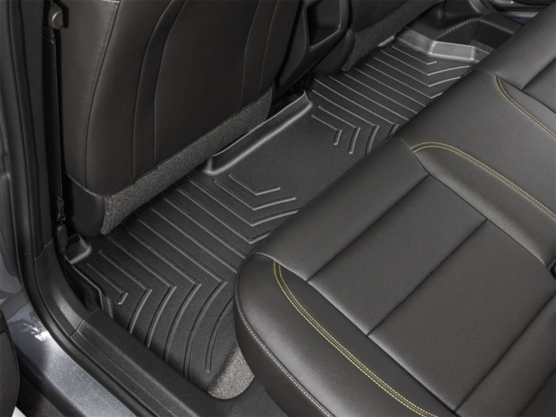 Picture of WeatherTech WT FloorLiner-Rear-Blk Floor Mats - 4418222