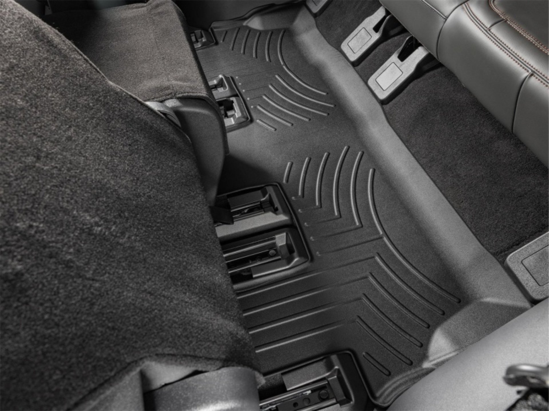 Picture of WeatherTech WT FloorLiner-Rear-Blk Floor Mats - 4419483
