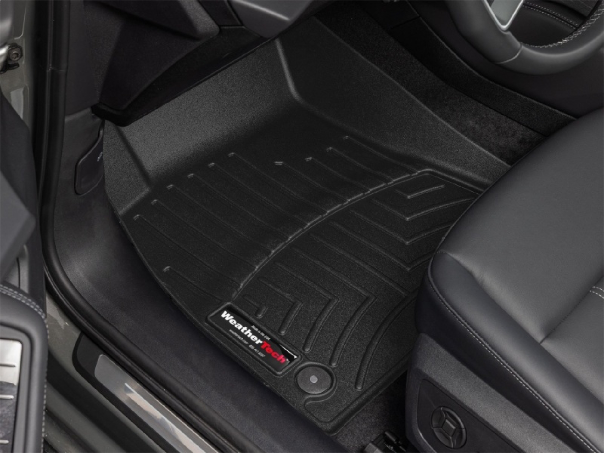 Picture of WeatherTech WT FloorLiner-Front-Blk Floor Mats - 4419561