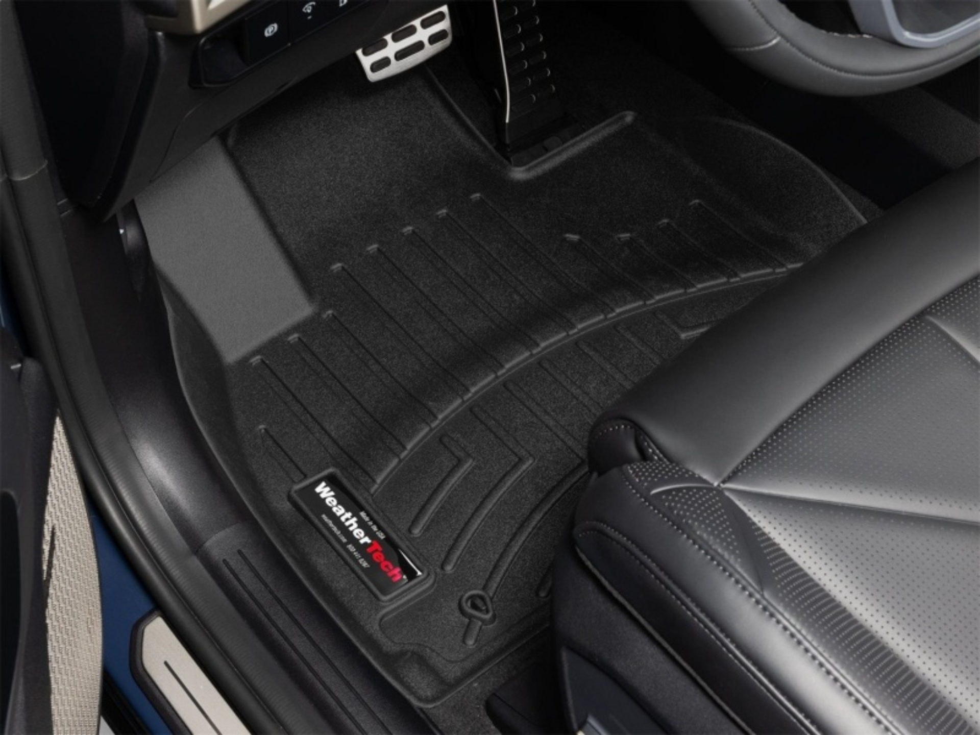 Picture of WeatherTech WT FloorLiner-Front-Blk Floor Mats - 4419841