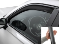 Picture of WeatherTech WT Deflector-Front-Matte Black Wind Deflectors - 801071IMB