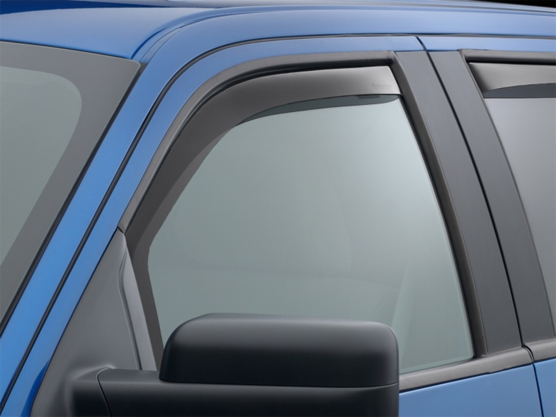 Picture of WeatherTech WT Deflector-Frnt-Drk Smk Wind Deflectors - 80697IM
