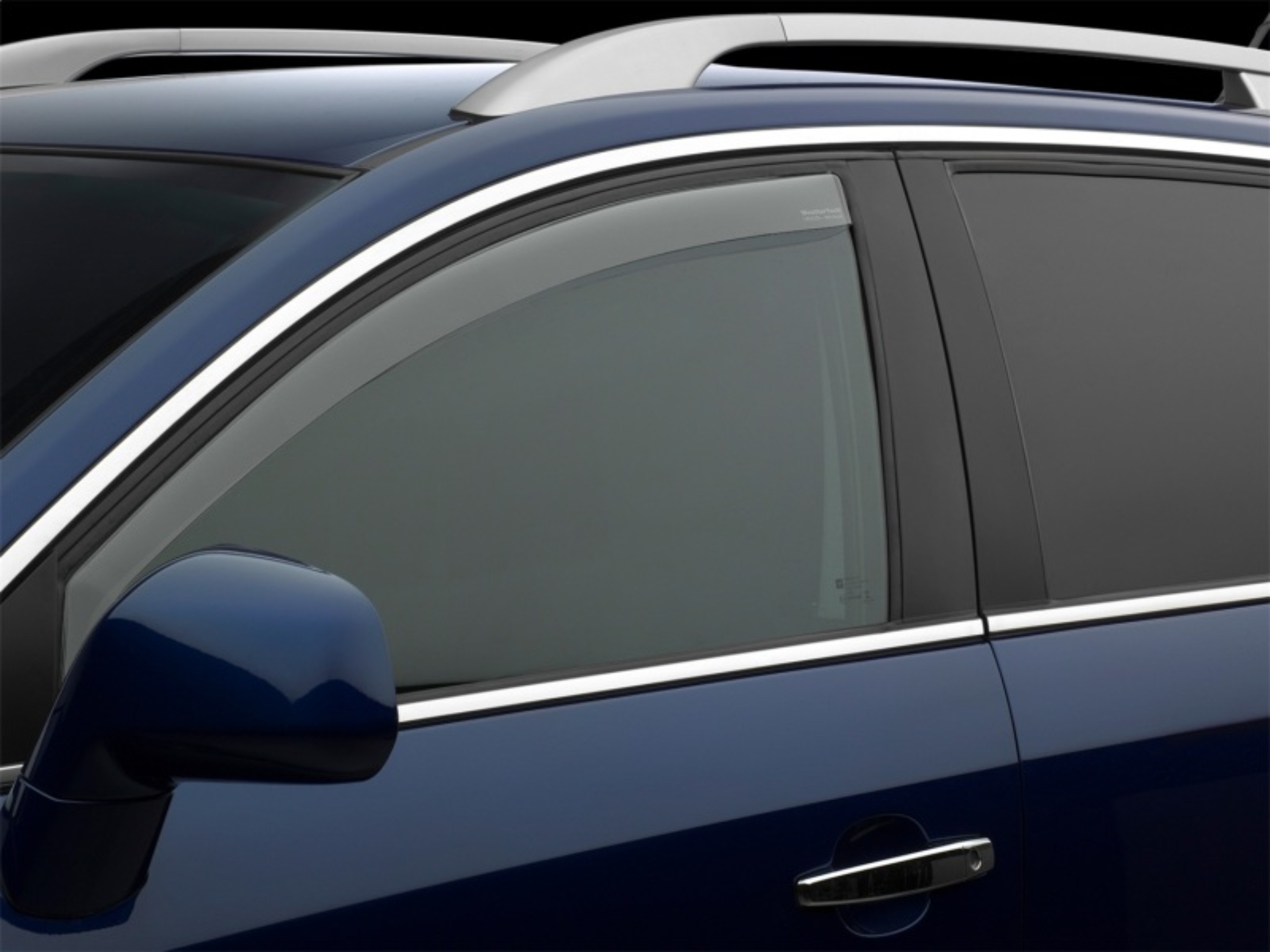 Picture of WeatherTech WT Deflector-Frnt-Drk Smk Wind Deflectors - 80902IM