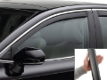 Picture of WeatherTech WT Deflector-Front-Matte Black Wind Deflectors - 80882IMB