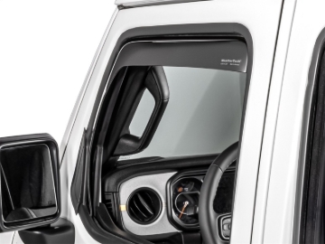 Picture of WeatherTech WT Deflector-Frnt-Drk Smk Wind Deflectors - 80922IM