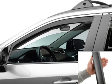 Picture of WeatherTech WT Deflector-Front-Matte Black Wind Deflectors - 80924IMB