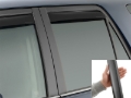 Picture of WeatherTech WT Deflector-Rear-Matte Black Wind Deflectors - 81531IMB