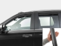 Picture of WeatherTech WT Deflector-Combo-Matte Black Wind Deflectors - 821010IMB