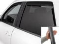 Picture of WeatherTech WT Deflector-Combo-Matte Black Wind Deflectors - 82696IMB