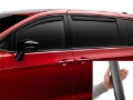 Picture of WeatherTech WT Deflector-Combo-Matte Black Wind Deflectors - 82840IMB