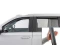 Picture of WeatherTech WT Deflector-Combo-Matte Black Wind Deflectors - 841010IMB