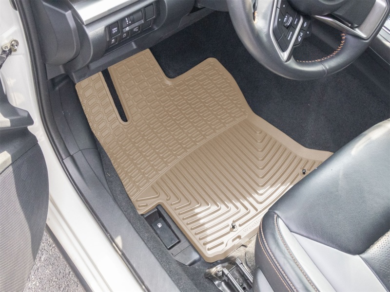 Picture of WeatherTech WT Rubber Mats-Front-Tan Floor Mats - W673TN