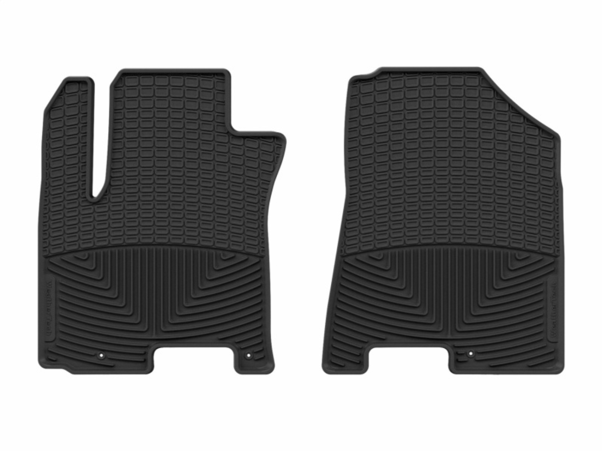 Picture of WeatherTech WT Rubber Mats-Front-Blk Floor Mats - W744
