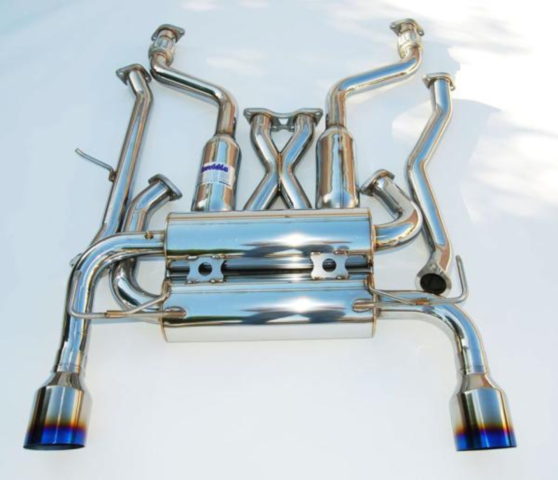 Picture of Invidia INV Gemini-Titanium Tips Catback - HS02N3ZGIT