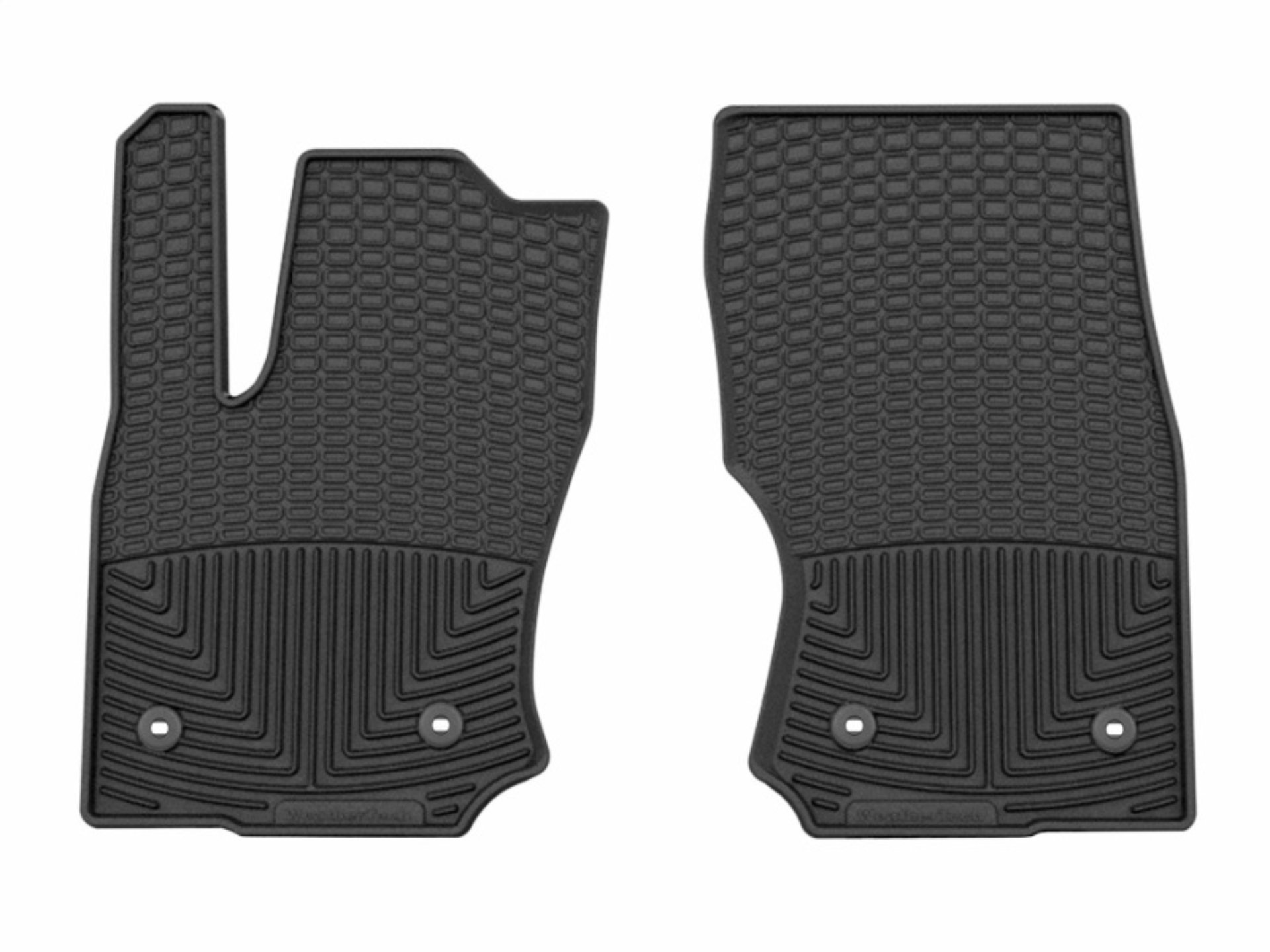 Picture of WeatherTech WT Rubber Mats-Front-Blk Floor Mats - W766