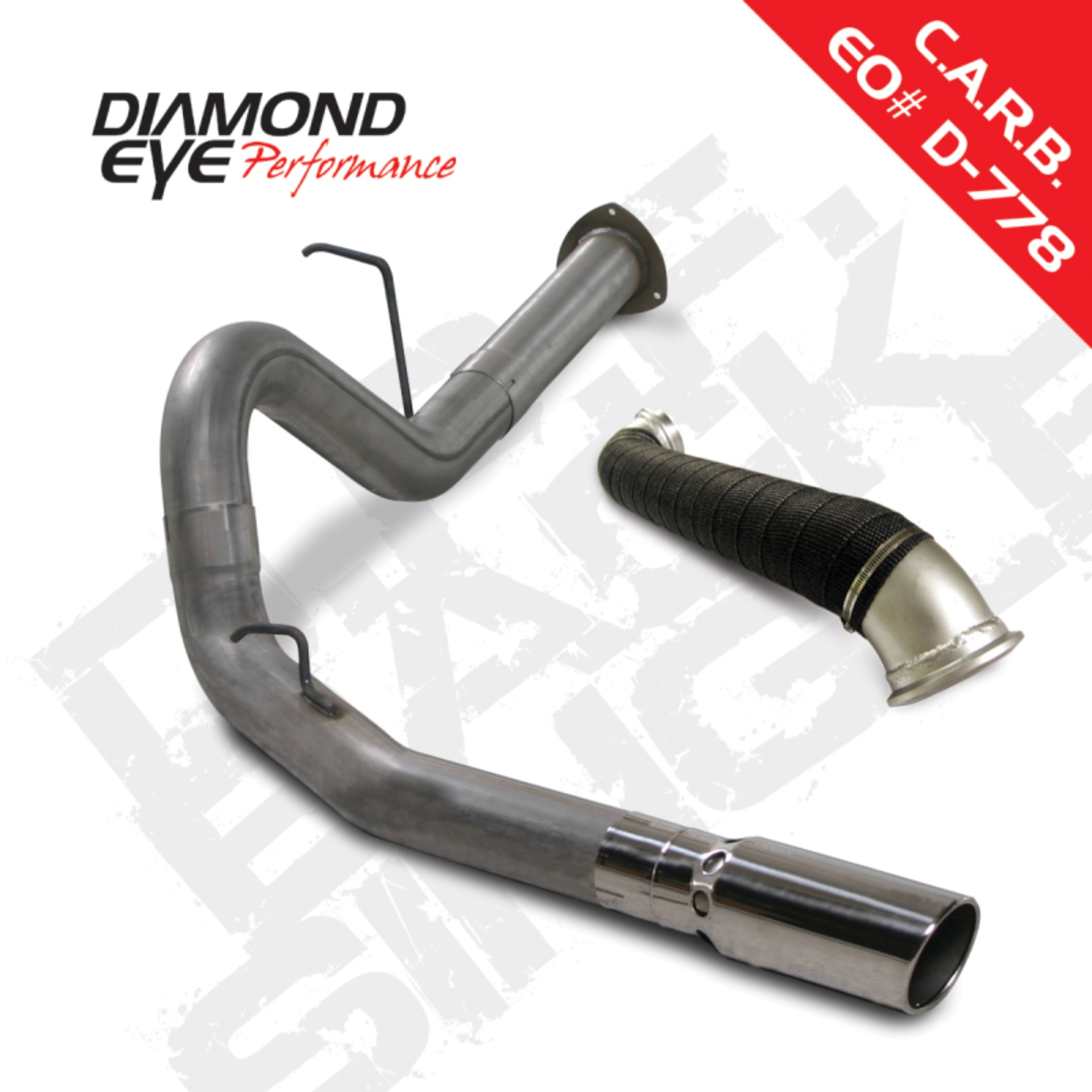 Picture of Diamond Eye Performance DEP DPF Back Exhaust Kit SS - K4129S