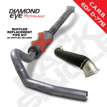 Picture of Diamond Eye Performance DEP Catback Exhaust Kit SS - K4120S-RP