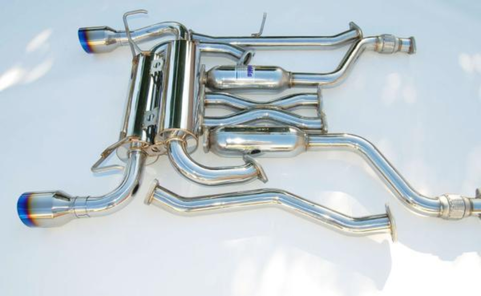 Picture of Invidia INV Gemini-Titanium Tips Catback - HS03IFXGIT