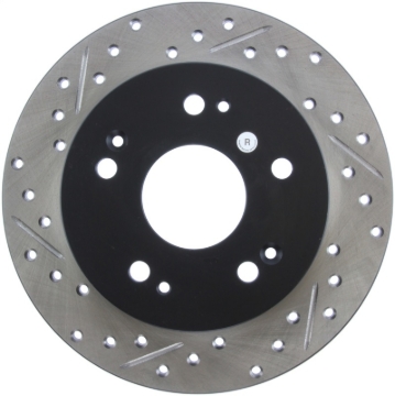 Picture of Sport Drilled & Slotted Brake Rotor; Rear Right