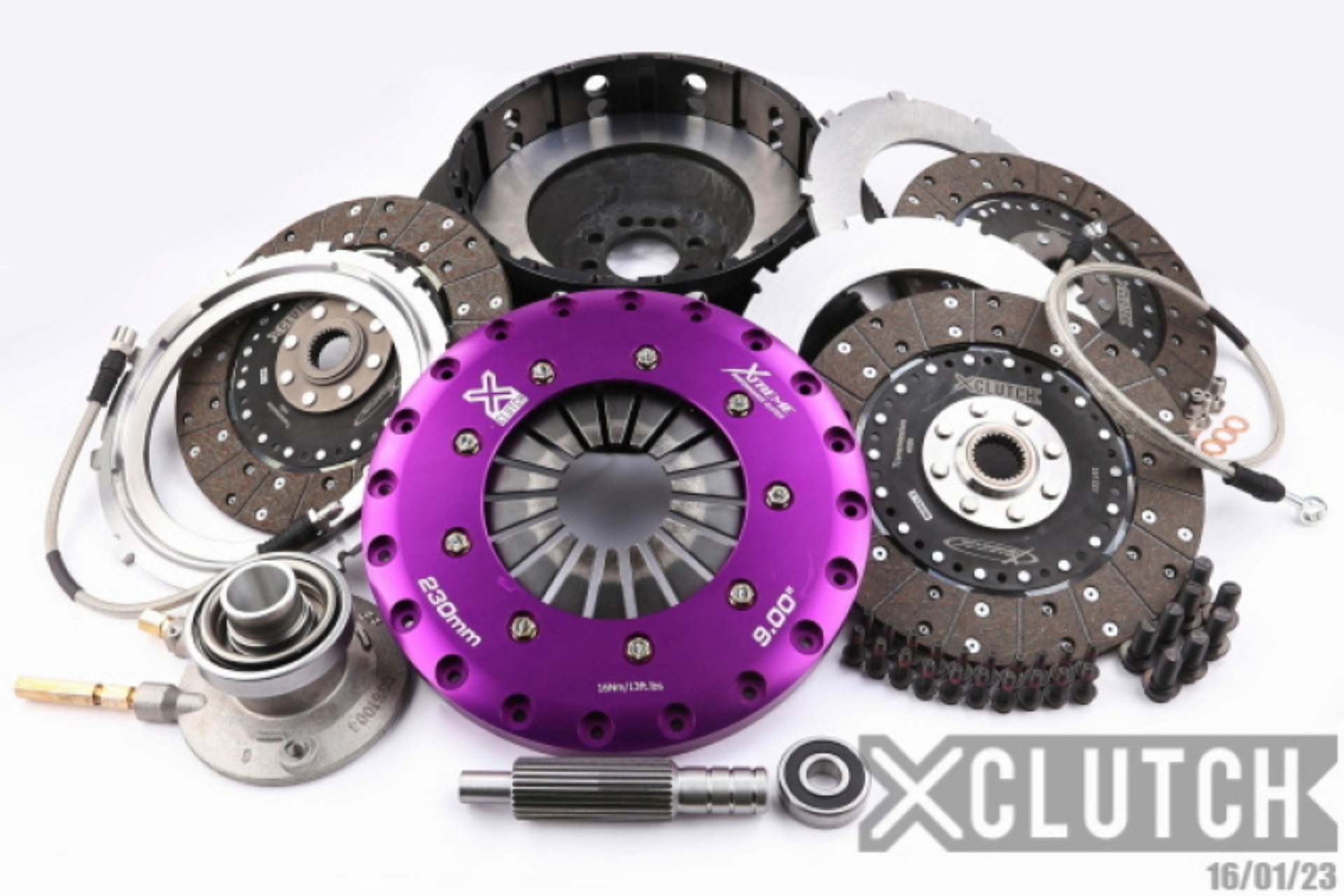 Picture of XCLUTCH XCL Clutch-9in Triple Solid Organic Clutch Kits - XKGM23633-3G