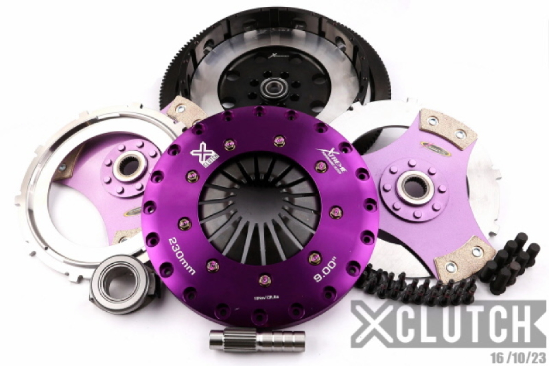 Picture of XCLUTCH XCL Clutch-9in Twin Solid Ceramic Clutch Kits - XKHN23537-2E