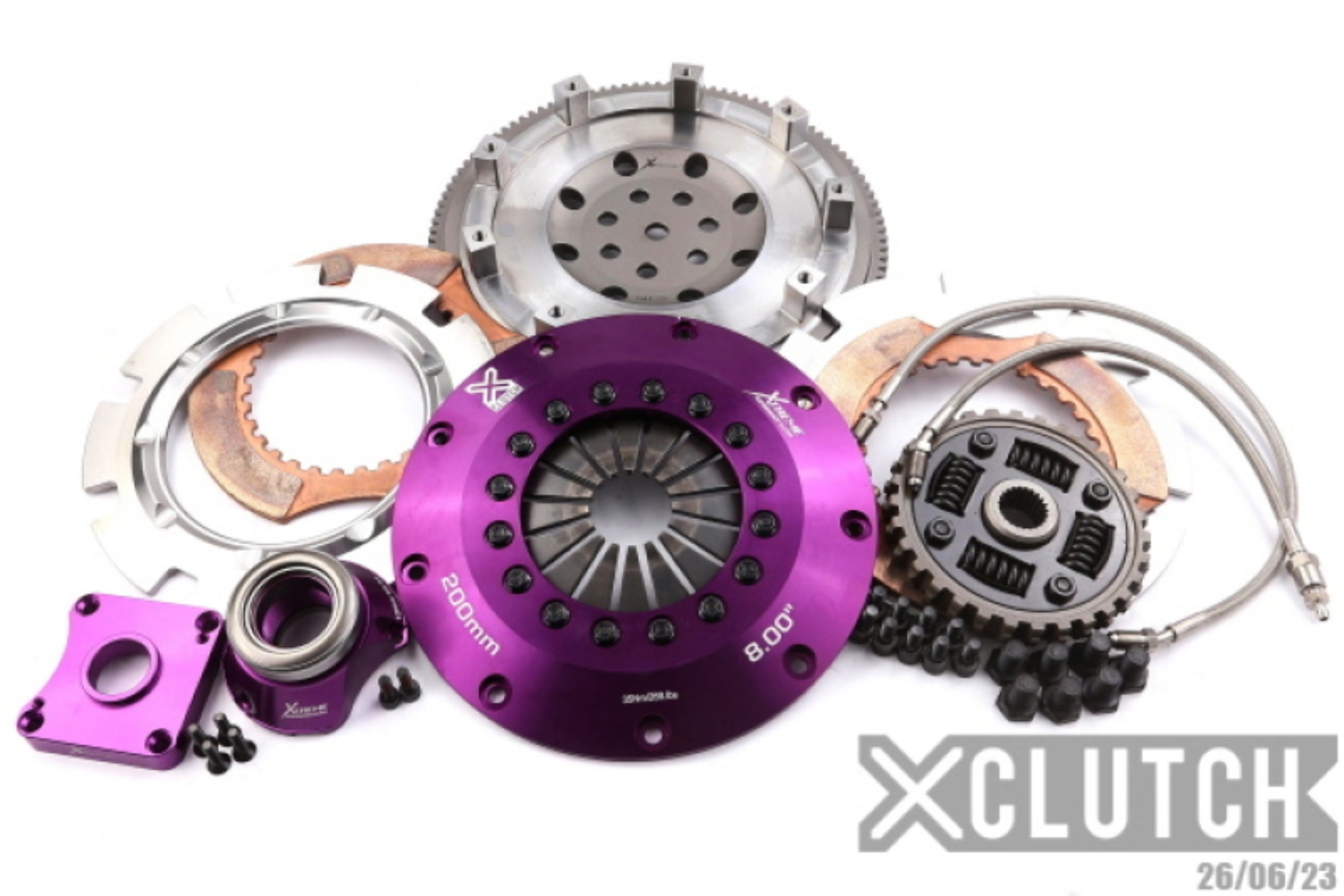 Picture of XCLUTCH XCL Clutch-8in Twin Sprung Ceramic Clutch Kits - XKMI20682-2B