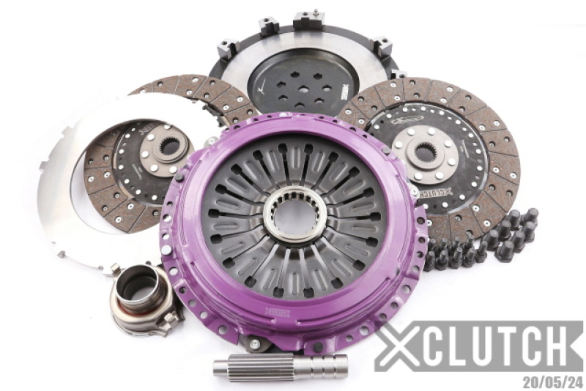 Picture of XCLUTCH XCL Clutch-9in Twin Solid Organic Clutch Kits - XKMI23522-2G