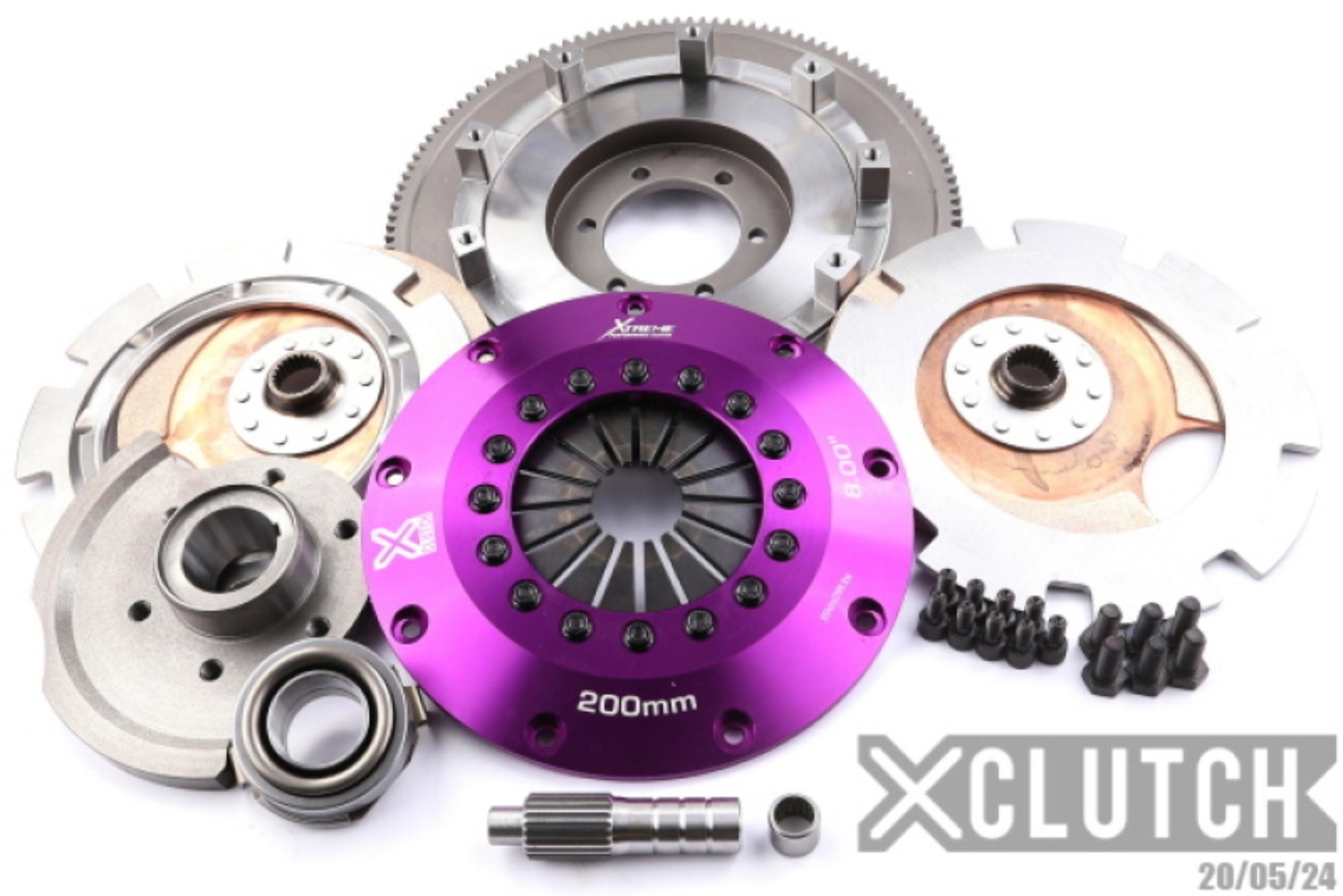 Picture of XCLUTCH XCL Clutch-8in Twin Solid Ceramic Clutch Kits - XKMZ20526-2E