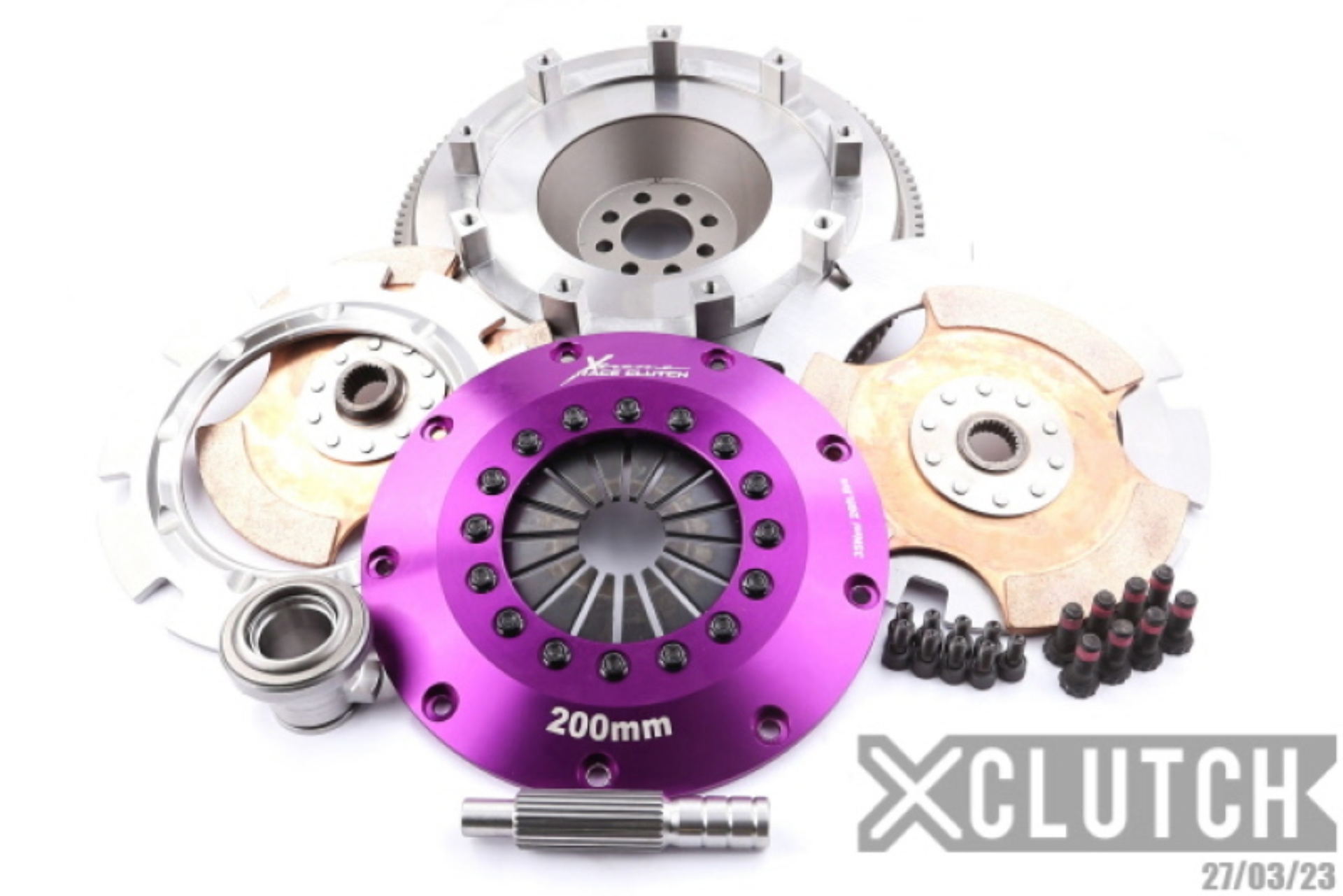 Picture of XCLUTCH XCL Clutch-8in Twin Solid Ceramic Clutch Kits - XKNI20523-2E
