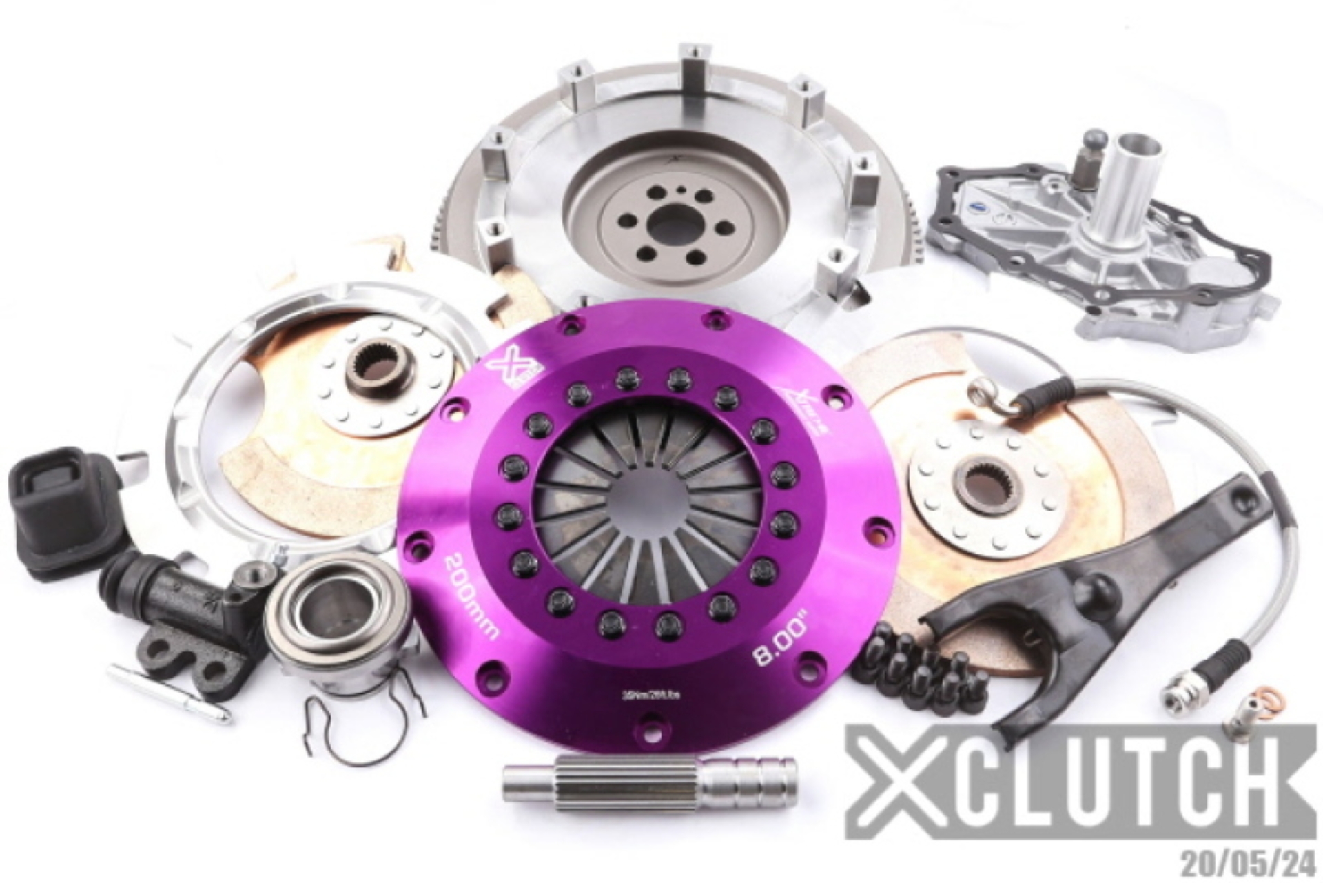 Picture of XCLUTCH XCL Clutch-8in Twin Solid Ceramic Clutch Kits - XKNI20526-2E