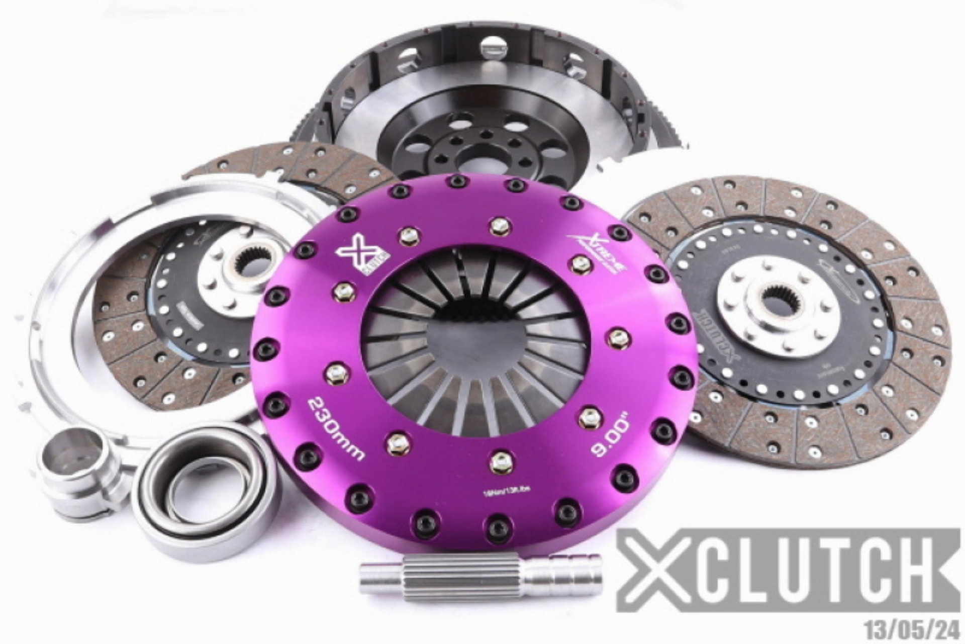 Picture of XCLUTCH XCL Clutch-9in Twin Solid Organic Clutch Kits - XKNI23538-2G