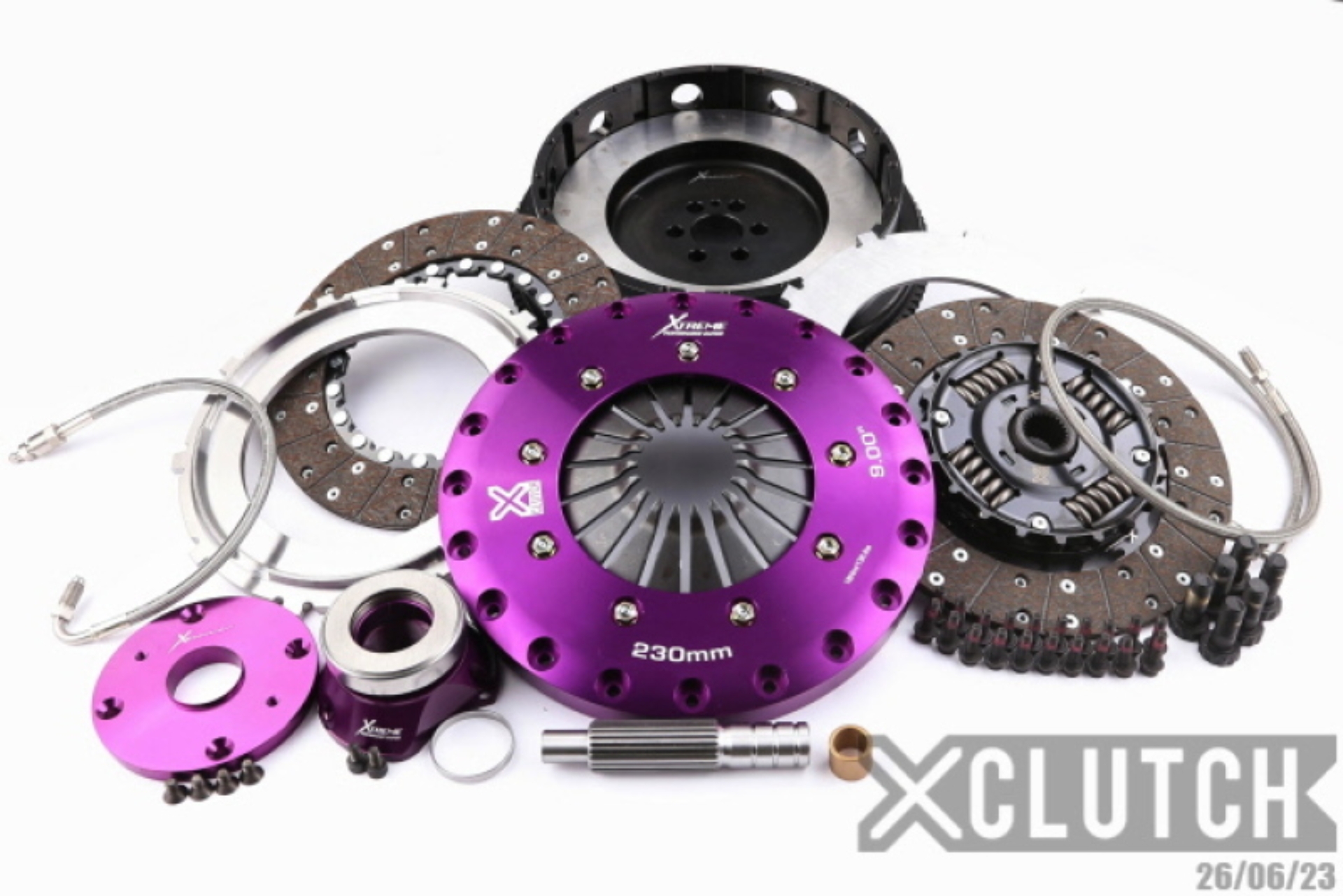 Picture of XCLUTCH XCL Clutch-9in Twin Sprung Organic Clutch Kits - XKNI23683-2A