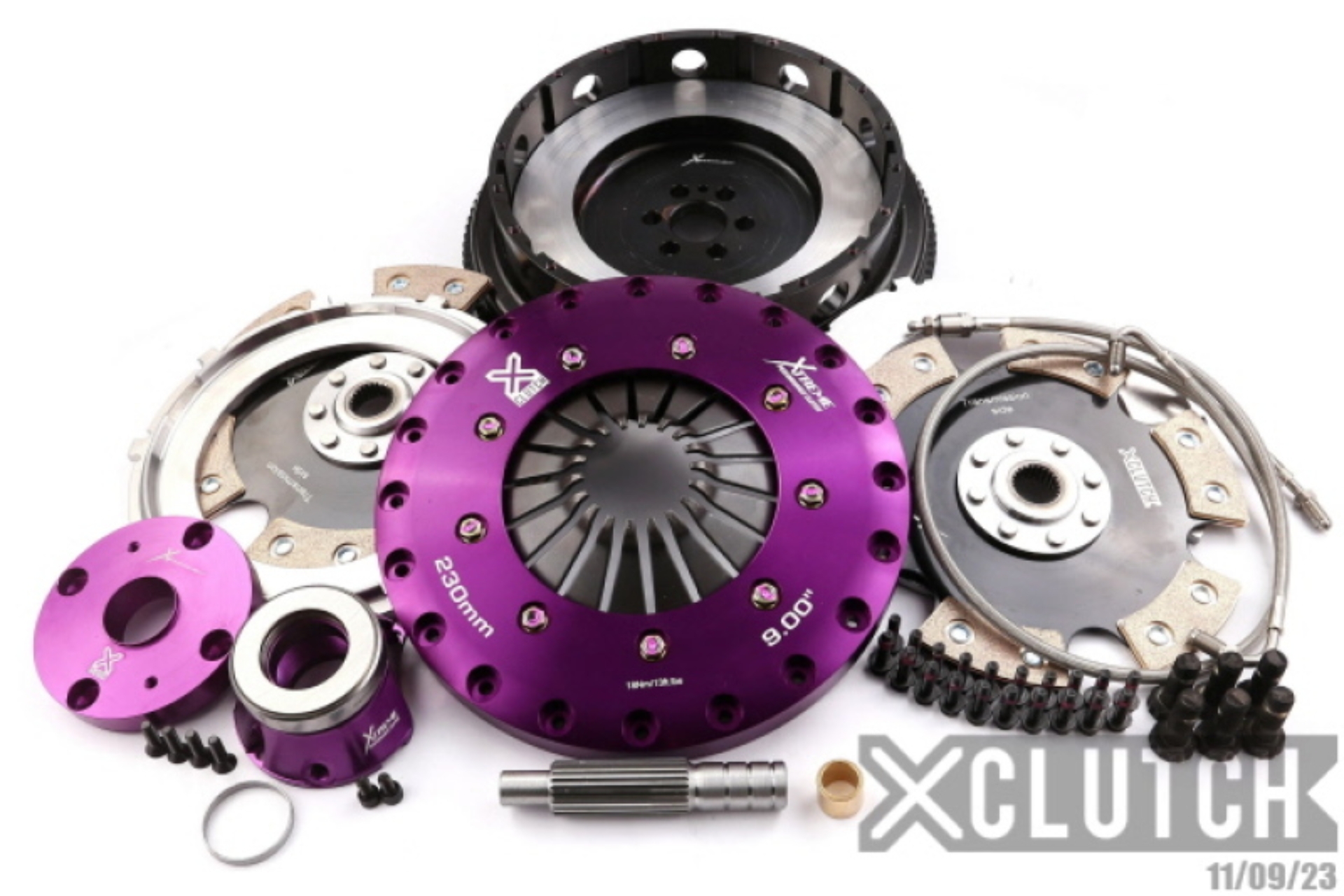 Picture of XCLUTCH XCL Clutch-9in Twin Solid Ceramic Clutch Kits - XKNI23683-2E
